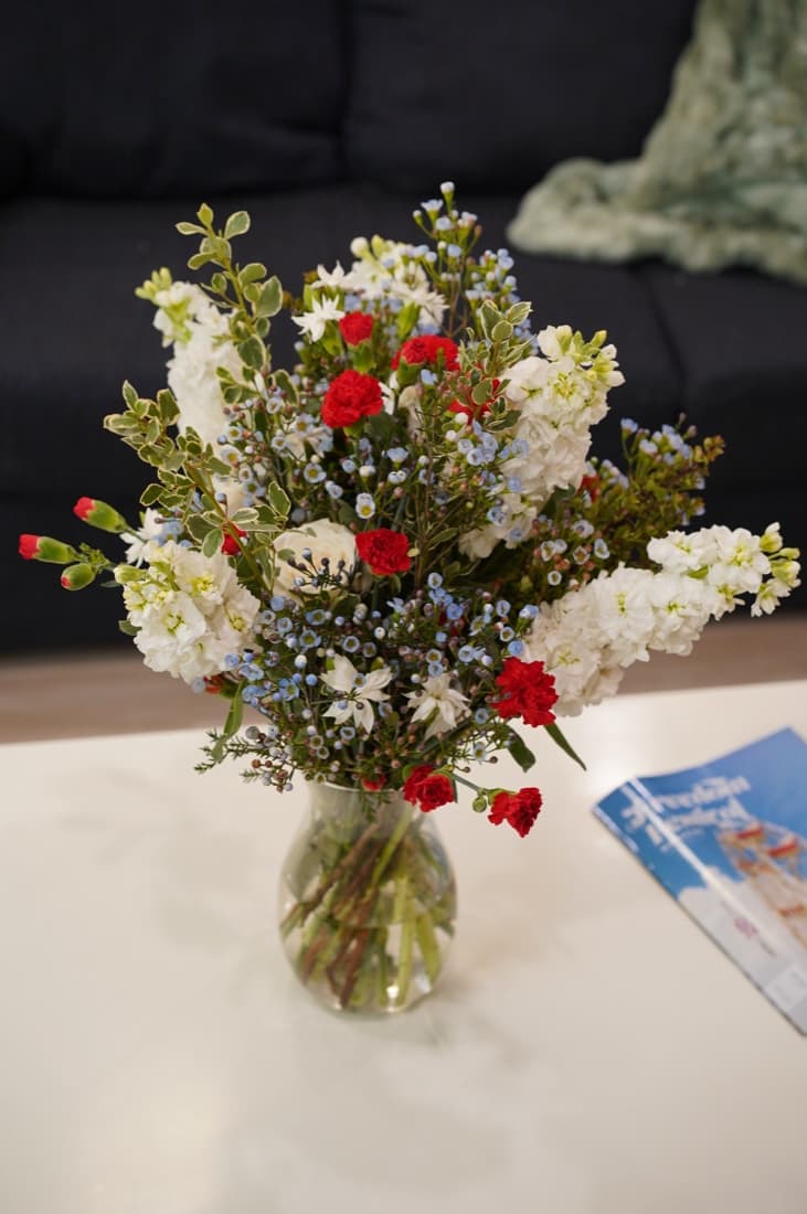 A bright seasonal arrangement